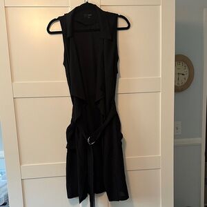 Elegant Black Sheer Sleeveless Cover for Dress or pants